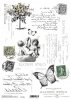 .Papel Decoupage Clásico A4 - transfer/espejo T6011